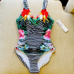 Nicole Miller one piece bathing suit